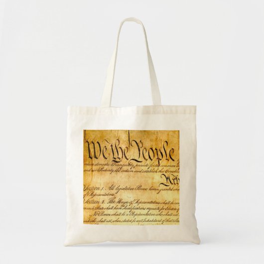 Tote Bag Nous le peuple - Constitution (Devant)