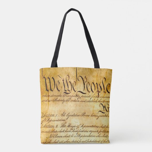 Tote Bag Nous le peuple - Constitution (Dos)