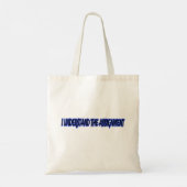 TOTE BAG NOUS NE REVIENDRONS JAMAIS (Dos)