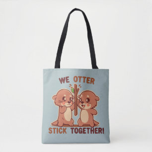 Tote Bag Nous OTTER collons ensemble