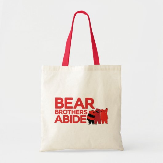 Tote Bag Nous Ours nu - Ours Frères Abide (Devant)