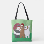 Tote Bag Nous Ours Nus - Bonnes Fêtes (Dos)