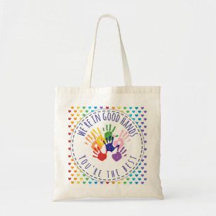Tote Bag nous sommes en bonnes mains avec vous, infirmière