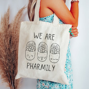 Tote Bag Nous Sommes Pharmilés   Funny Technicien en pharma