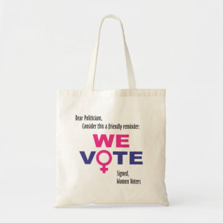 Tote Bag Nous votons ! Droits de la femme Fourre-tout