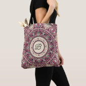 Tote Bag Nouveau Mandala Floral (De près)