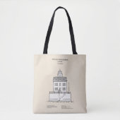 Tote Bag Nouveau phare London Ledge - Connecticut - SBD (Devant)