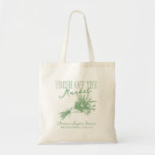 Tote Bag Nouveau sur le Marché Salle de Mariage Verte (Devant)