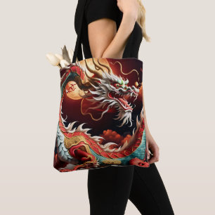 Tote Bag Nouvel An chinois Dragon Zodiac Anniversaire TB03