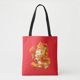 Tote Bag Nouvel an lunaire du cheval