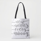 Tote Bag Nouvelle clémence tous les matins - L'écriture chr (Devant)