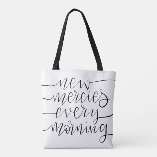 Tote Bag Nouvelle clémence tous les matins - L'écriture chr (Dos)