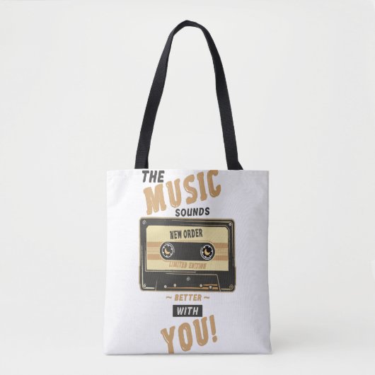 Tote Bag Nouvelle commande - Bande de la cassette (Devant)