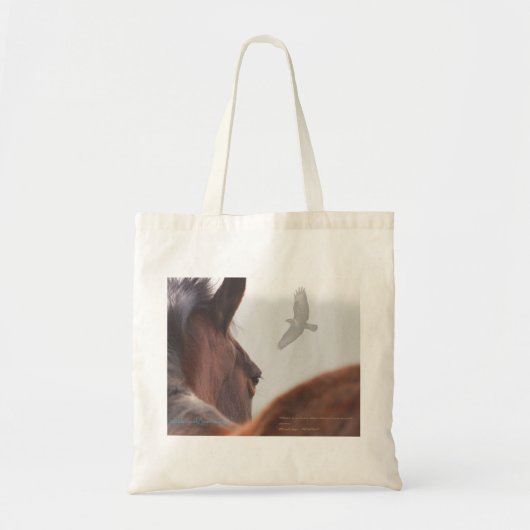 Tote Bag Nouvelle forêt Pony et Buzzard (Devant)