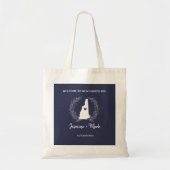 Tote Bag Nouvelle Hampshire Destination Mariage Bienvenue (Devant)