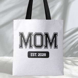 Tote Bag Nouvelle Maman Date Personnalisée