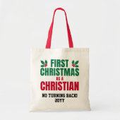 TOTE BAG NOUVELLE NOUVELLE NOËL PREMIÈRE NOËL (Devant)