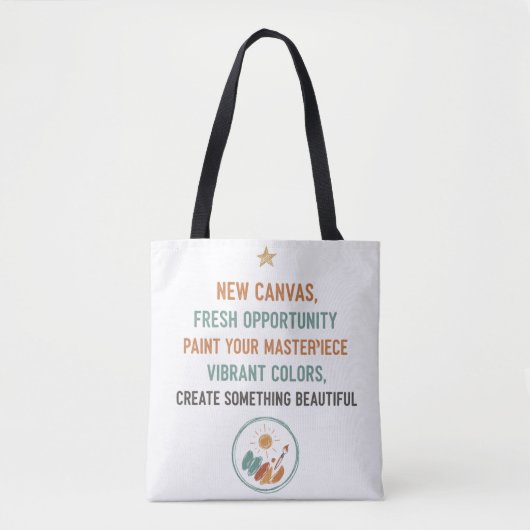 Tote Bag Nouvelle toile aube (Devant)