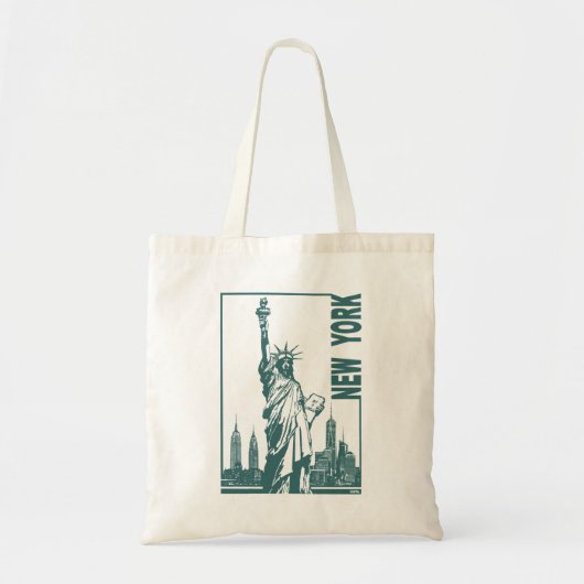 Tote Bag Nouvelle York-Statue de la liberté (Devant)