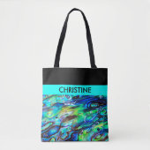 Tote Bag Nouvelle-Zélande Abalone Paua Shell Motif 1 (Devant)