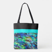 Tote Bag Nouvelle-Zélande Abalone Paua Shell Motif 1 (Dos)