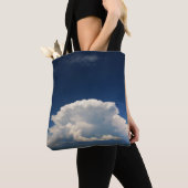 Tote Bag Nuage Blanc Puffy             (De près)