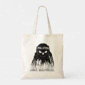 Tote Bag Nuage de monstre de smog industriel (Dos)