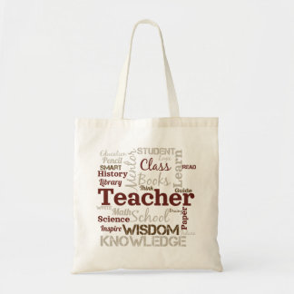 Tote Bag Nuage de mots pour les enseignants