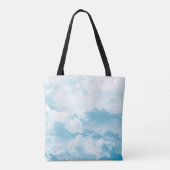 Tote Bag Nuages ciel cartographier images vectorielles (Dos)