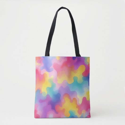 Tote Bag Nuages de couleur (Devant)