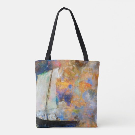 Tote Bag Nuages de fleurs, Redon (Dos)