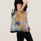 Tote Bag Nuages Fleuris, Redon (De près)