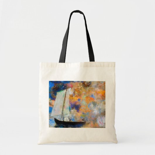 Tote Bag Nuages Fleuris, Redon (Devant)