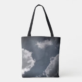Tote Bag Nuages gris (Dos)