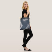 Tote Bag Nuages gris (Sur le modèle)
