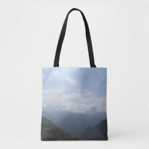 Tote Bag Nuages sur les collines Sky Blue Photography