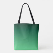 Tote Bag Nuances de vert émeraude (Dos)