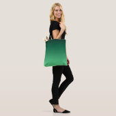 Tote Bag Nuances de vert émeraude (Sur le modèle)