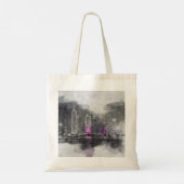Tote Bag Nuit aquarelle Qatar (Dos)