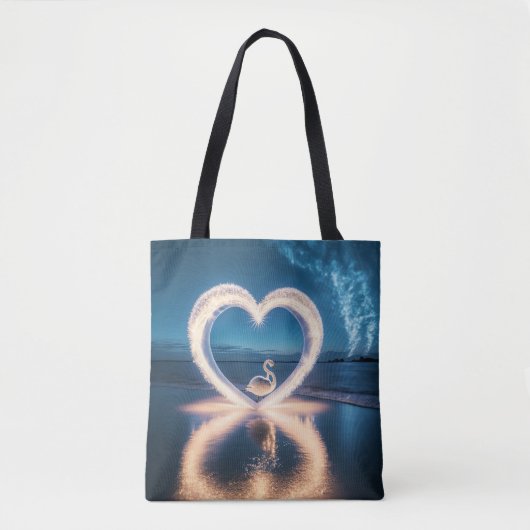 Tote Bag Nuit d'amour étoilée (Devant)