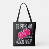Tote Bag Nuit de Bunco Boisson Drôle (Dos)