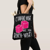 Tote Bag Nuit de Bunco Boisson Drôle (De près)
