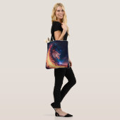 Tote Bag Nuit de feu Dragon Scape (Sur le modèle)