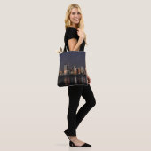 Tote Bag Nuit de la ville (Sur le modèle)