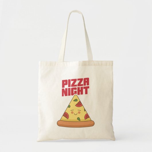 Tote Bag Nuit de pizza (Devant)