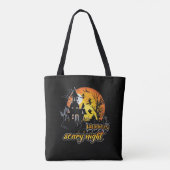 Tote Bag Nuit d'Halloween effrayant (Dos)