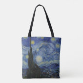 Tote Bag Nuit étoilée, peinture à l'huile, Vincent Van Gogh (Dos)