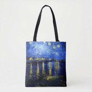 Tote Bag Nuit étoilée sur le Rhône