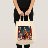 Tote Bag "Nuits de Noël scintillantes" (Devant (produit))