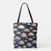 Tote Bag Nuits de Plage sous la Pluie (Dos)
